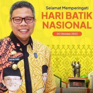 Wali Kota Parepare Ucapkan Hari Batik Nasional 2023