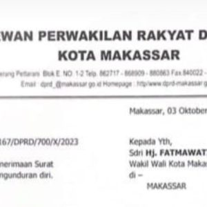 Ikut Legislatif, Fatmawati Rusdi Resmi Mundur sebagai Wawali Makassar