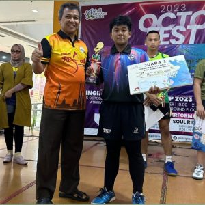 Siswa SMAN 7 Pinrang Raih Juara Satu Pada Kejuaraan Tennis Meja Antar Club di Jakarta