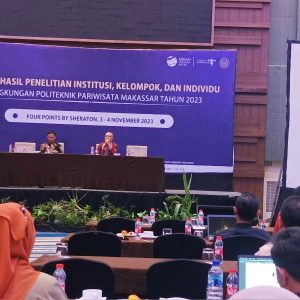 Usung Tema Bahari, Poltekpar Makassar Gelar Seminar Hasil Penelitian