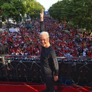 Makassar Berubah Lautan Merah, Siap Menangkan Ganjar-Mahfud di Pilpres 2024