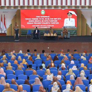 Pj Walikota Akbar Ali Silaturahmi Bersama Para Kepsek dan Tenaga Pendidik di Kota Parepare