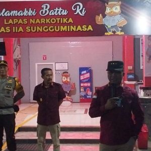 Kanwil Kemenkum HAM Sulsel Gandeng BNNP Sulsel, TNI dan Polri Sidak Lapas Narkotika Sungguminasa
