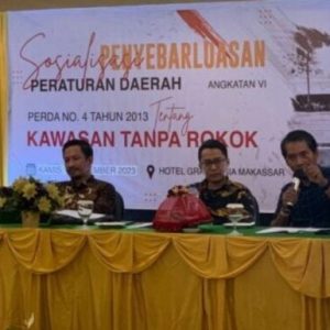 Sekretariat DPRD Makassar Sosialisasikan Perda KTR