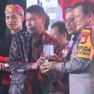Polda Sulsel Raih Penghargaan Polda Terbaik Se-Indonesia Dalam Pemberantasan Korupsi dari KPK RI