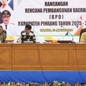 Sekda Pinrang Pimpin FKP Dalam Penyusunan RPD
