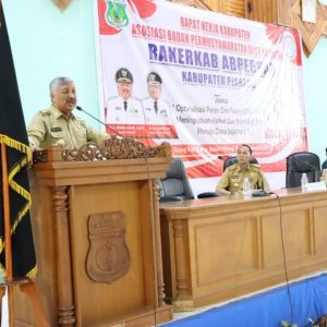 Bupati Irwan Hamid Pimpin Pembukaan Rakerkab Abpednas Kabupaten Pinrang