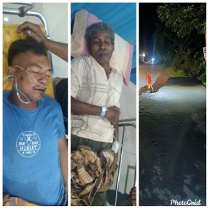 Tabrak Tumpukan Pasir di Proyek Drainase Kacci-kacci, Dua Pengendera Motor Dilarikan ke Rumah Sakit