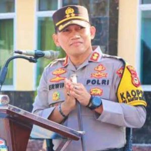 Kapolres Sidrap Pimpin Press Release Akhir Tahun 2023