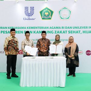 Program Berkelanjutan Kemenag RI dan Unilever Indonesia Berdayakan 2 Juta Santri