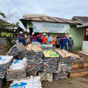 PT Vale Donasikan 2000 Kg Sampah Terpilah ke Bank Sampah