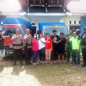 Sinergitas TNI Polri Kawal Distribusi Logistik Pemilu Ke Gudang KPU Tator