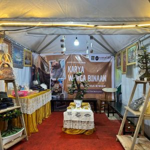 Kenalkan Produk Hasil Tangan Warga Binaan, Lapas Takalar Ikuti Expo Pameran UMKM