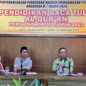 Sosialisasi Perda, Muchlis Misbah Ajak Warga Galakkan Pendidikan Baca Tulis Al-Qur’an