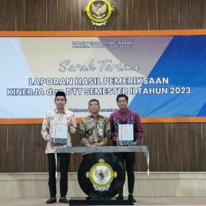 Ketua DPRD Makassar Terima LHPK Semester II Tahun 2023 dari BPK