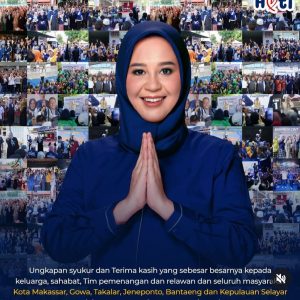 NasDem Siapkan Fatmawati Rusdi Maju di Pilwalkot Makassar