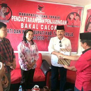 Ketua KIPRA Tana Toraja Daftar Balon Bupati Pada Partai PDIP