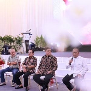 Danny Halal Bihalal Bareng Atlet se-Sulsel dan Ajak Nobar Timnas Indonesia