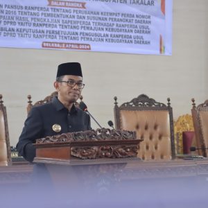Pj Bupati Takalar Hadiri Rapat Paripurna Terkait LKPJ Tahun 2023