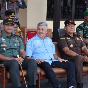 Bupati Irwan Hamid Hadiri Apel Gelar Pasukan Operasi Ketupat Tahun 2024