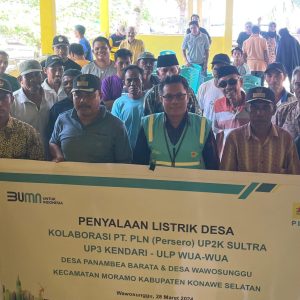 Negara Hadir, PLN Listriki Dua Desa Pesisir di Provinsi Sulawesi Tenggara
