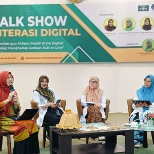 PW Muslimat NU Sulsel Gelar Talkshow Literasi Digital “Bahaya Judi Online”