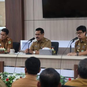 Pj Bupati H. Ahmad Akil Pimpin Rakor Bersama Jajaran Kepala OPD Kabupaten Pinrang