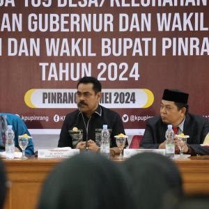 Pj Bupati Ahmadi Akil Hadiri Pelantikan PPS se-Kabupaten Pinrang