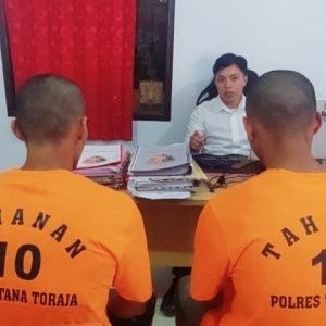 Polres Tator Amankan Dua Bersaudara Diduga Keroyok Sopir Angkutan