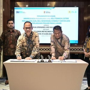 Gunakan REC PLN, Pelanggan Smelter di Sulawesi Tenggara Siap Hasilkan Produk dari Energi Hijau