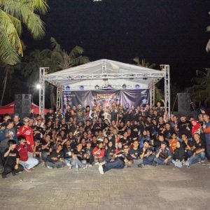 Gathering Nasional Honda PCX Club Indonesia Berlangsung Meriah di Makassar