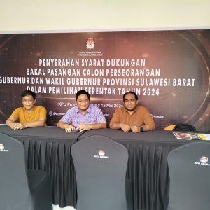 Hingga Ditutup, Tak Ada Pendaftar Jalur Perseorangan di Pilgub Sulbar 2024