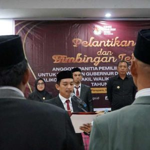 Dihadiri Pj Wali Kota, KPU Parepare Lantik Anggota PPK Berpengalaman