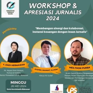 Tiga Pemateri Handal Berbagi Ilmu di Workshop  dan Apresiasi Jurnalis KJS