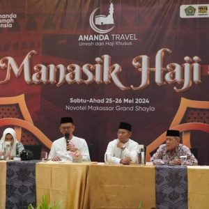 Gelar Manasik Haji, Ananda Nurul Haromain Berangkatkan 235 Jamaah