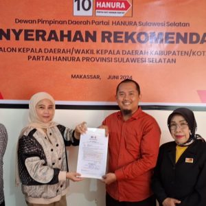 Partai Hanura Rekomendasikan Rahmat Al Kafi Maju 02 di Pilwalkot Palopo
