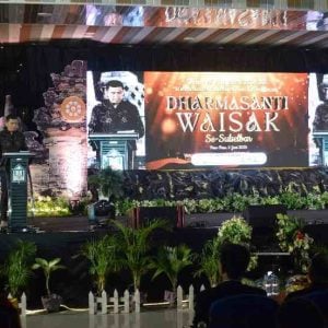 Hadiri Perayaan Dharmasanti Waisak, Pj Wali Kota Ajak Masyarakat Parepare Amalkan Nilai Kebajikan