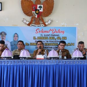 Pj Bupati Ahmadi Akil Kunjungi Kecamatan Duampanua dan Lembang