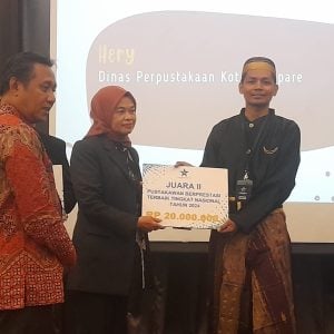 Pustakawan Asal Parepare Raih Penghargaan di Tingkat Nasional