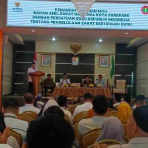 Pemkot Parepare dan Baznas Jalin Kerja Sama Pengelolaan Zakat Guru