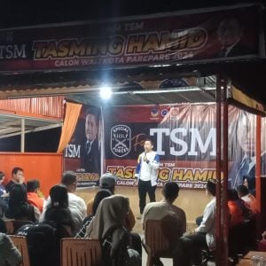 Posko Relawan HSL for TSM di Bacukiki Barat Diresmikan, Tasming Hamid Target 90 Persen Suara di Tonrangeng