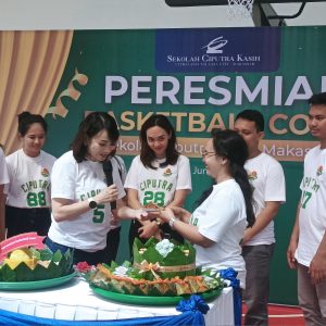 Pertama di Perintis, Sekolah Ciputra Kasih Launching Lapangan Basket Sesuai Standar Perbasi 