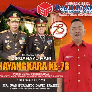 Owner Baji Pamai Kirim Ucapan HUT Bhayangkara ke -78