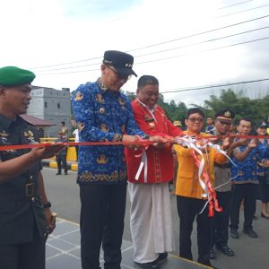 Pj Gubernur Sulsel Resmikan Jembatan Kembar di Torut