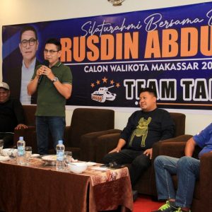 Legislator DPRD Makassar Bareng Tim Kompak Sosialisasikan Rusdin Abdullah