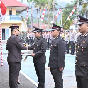 Polres Tator Gelar Upacara HUT Bhayangkara ke-78