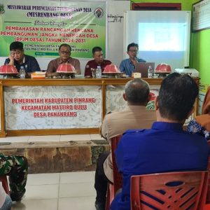 Desa Pananrang Bahas Rancangan Rencana Pembangunan Jangka Menengah Desa Tahun 2024-2031