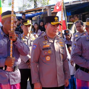 Kakorbinmas Baharkam Polri Kunjungi Desa Kampung Beru untuk Penilaian Lomba 3 Pilar