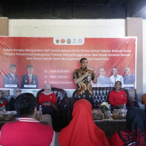 Sekda Takalar Hadiri Kegiatan Bakti Sosial IKA UNHAS