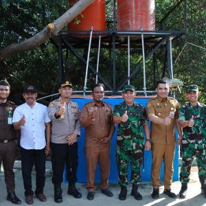 Kapolres Takalar Bersama Sejumlah Forkopimda Hadiri Kunker Pangdam XIV/Hasanuddin di Takalar
